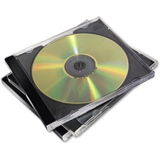 FEL98310 - Fellowes CD Jewel Cases Black - 10 Pack