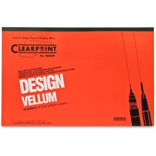 CLE10001416 - Clearprint Design Vellum Pad - Tabloid