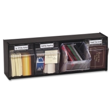 DEF20404OP - Deflecto Tilt Bin Interlocking Multi-Bin Storage Organizer