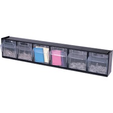DEF20604OP - Deflecto Tilt Bin Interlocking Multi-Bin Storage Organizer