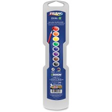 DIX00800 - Dixon Semi-Moist Oval Pan 8-Watercolors Set