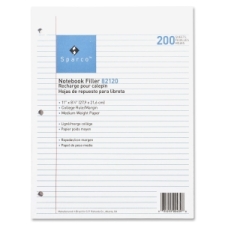 SPR82120 - Sparco Notebook Filler Paper - Letter