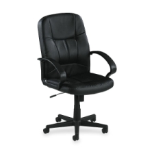 LLR60121 - Lorell Chadwick Managerial Leather Mid-Back Chair