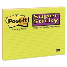 MMM6845SSPL - Post-it&reg; Super Sticky Lined Meeting Notes Pads