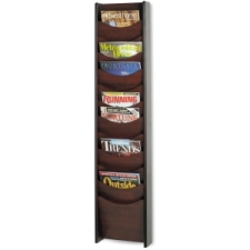 SAF4331MH - Safco 12-Pocket Wood Magazine Rack