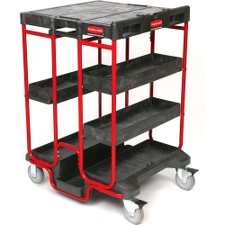 RUB9T5700BLA - Rubbermaid Commercial Mobile Ladder Cart