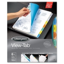 WLJ55067 - Wilson Jones View-tab Transparent Dividers