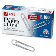 ACC72500 - Wilson Jones Jumbo Gem Clips