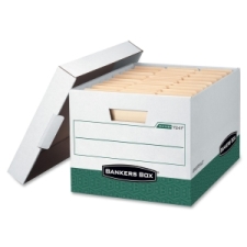 FEL07241 - Bankers Box R-Kive&reg; - Letter/Legal, White/Green