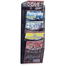 SAF5578BL - Safco 5-Pocket Onyx Mesh Literature Organizer