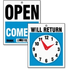 USS9382 - HeadLine Will Return Clock Hands Signs