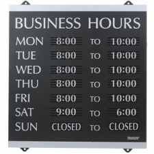 USS4247 - HeadLine Century Business Hours Sign