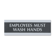 USS4782 - U.S. Stamp & Sign Employees Must Wash Hands Sign