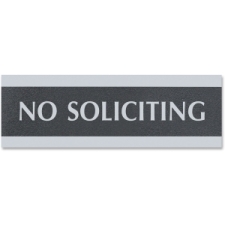 USS4758 - HeadLine Century No Soliciting Sign