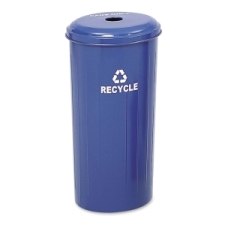 SAF9632BU - Safco Recycling Receptacle with Lid