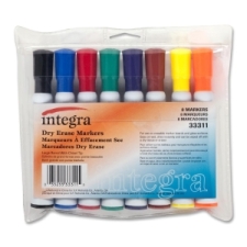 ITA33311 - Integra Chisel Point Dry-erase Markers