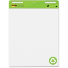 MMM559RP - Post-it Self-Stick Easel Pad made with Recycled Paper, 25 in x 30 in, White