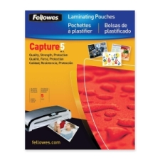 FEL52010 - Fellowes Glossy Pouches - 5mil, Photo, 25 pack
