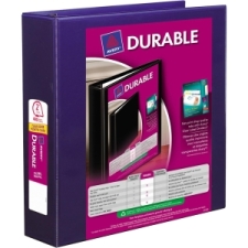 AVE17034 - Avery&reg; Durable View Binder, 2" Slant Rings, 500-Sheet Capacity, DuraHinge(R), Blue (17034)