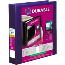 AVE17024 - Avery&reg; Durable View Binder, 1-1/2" Slant Rings, 375-Sheet Capacity, DuraHinge(R), Blue (17024)