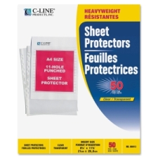 CLI08013 - C-Line A4 Size Top-Loading Sheet Protectors