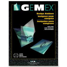 GMX225 - Gemex Folded-style Name Badge Holder With Pin