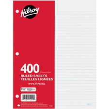 HLR05240 - Hilroy 7mm Ruled With Margin Filler Paper