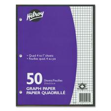 HLR05281 - Hilroy 4:1" Two-Sided Quad Ruled Filler Paper