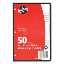 HLR05851 - Hilroy 7 mm 3-Hole Punched Ruled Filler Paper