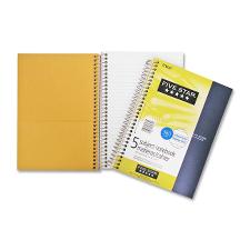 HLR06034 - Hilroy Five Subject Notebook