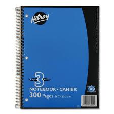 HLR13225 - Hilroy Executive Coil Three Subject Notebook