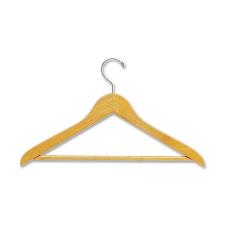 QRT20804 - Quartet Natural Wooden Garment Hanger with Pant Rod
