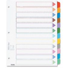 OXF24120 - Oxford Color Coded Index Divider
