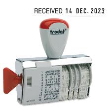 TRO28012 - Trodat Dial-A-Phrase Dater Stamp