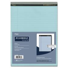 HLR59806 - Hilroy Cambridge Perforated Colored Notepad
