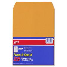HLR76044 - Hilroy Press-It Seal-It Kraft Adhesive Envelope