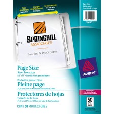 AVE78630 - Avery&reg; Page Size Sheet Protector