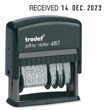 TRO80362 - Trodat Dial-A-Phrase Date Stamp