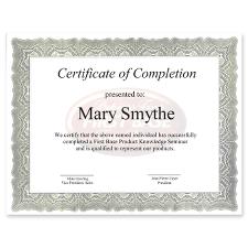 FST83408 - First Base Gloche Certificate