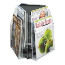 SAF5698CL - Safco Reveal 2-tier Tabletop Magazine Display