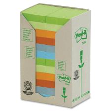 MMM653IRPT - Post-it&reg; Pastel Rainbow Recycled Notes