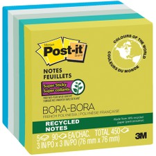 MMM6545SSTC - Post-it&reg; Super Sticky Tropical Notes
