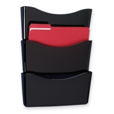 RUB65974ROS - Rubbermaid Triple Decker Wall File
