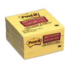 MMM6753SSCYC - Post-it&reg; Super Sticky Ruled Adhesive Notes