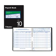 BLIA1010 - Blueline Ten Employees Payroll Book