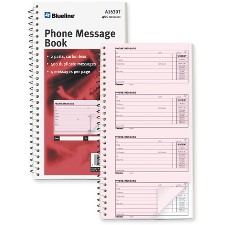 BLIA1630T - Blueline Telephone Message Book