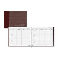 BLIA2006BBURG - Blueline Bilingual Visitor's Record Book