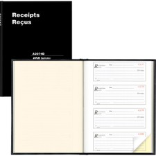 BLIA3074B - Blueline Perfect Binding Bilingual Receipt Book