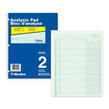 BLIA5202 - Blueline Analysis Columnar Pad