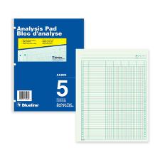 BLIA5205 - Blueline Analysis Columnar Pad